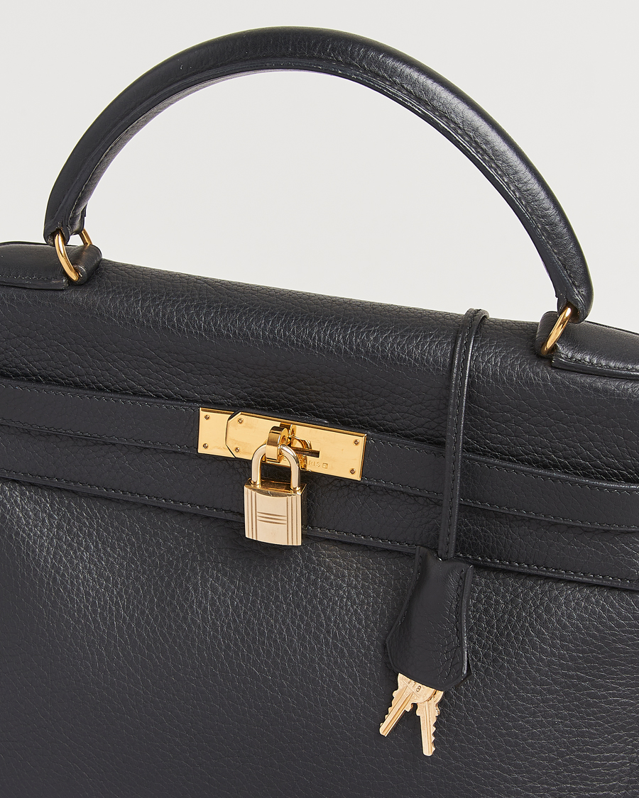 Hermès Pre-Owned Kelly 32 Handbag Taurillon Leather Black