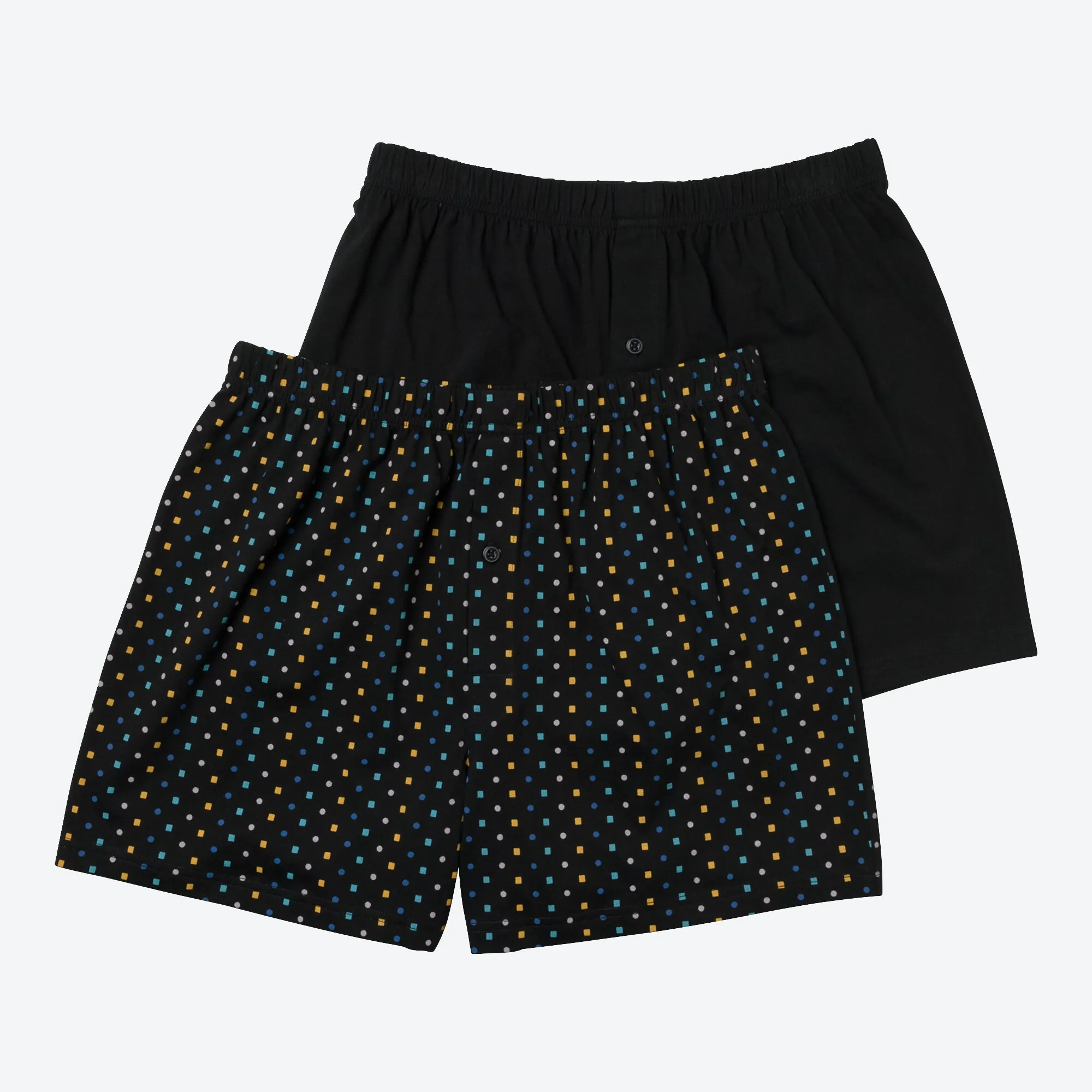 Herren-Boxershorts aus Baumwolle, 2er-Pack