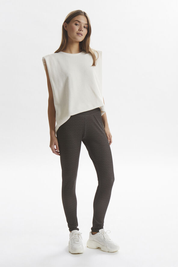 Lounge Nine LNSia Printed Legging RP Pitch black logo print
