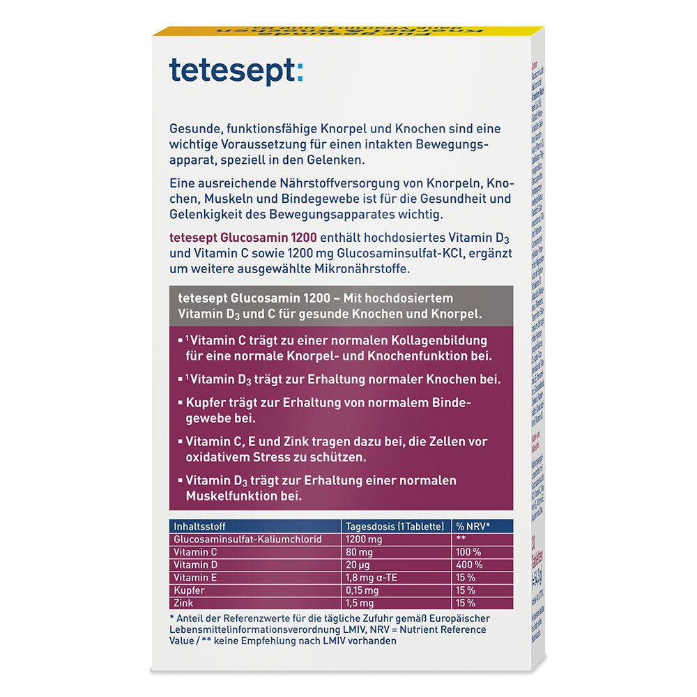 tetesept® Glucosamin 1200