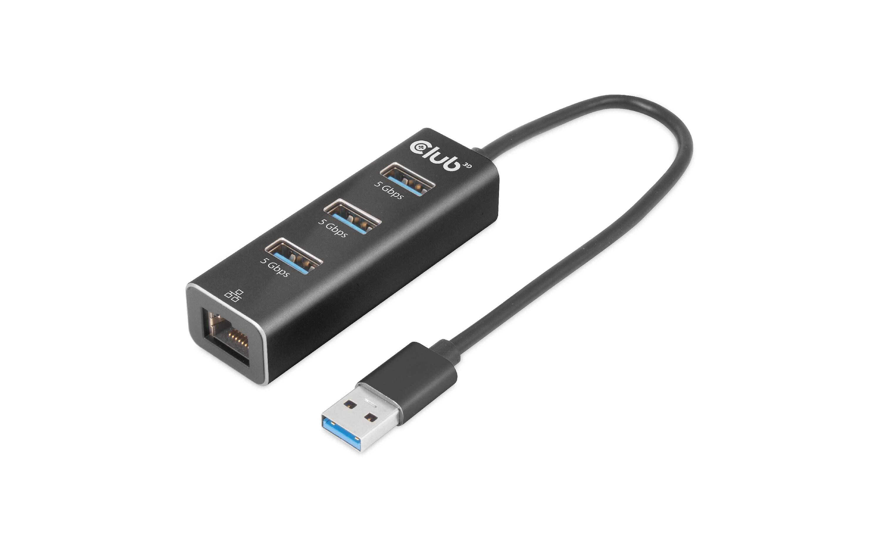 USB-Hub CSV-1430a3 Ports Hub mit Gigabit Ethernet