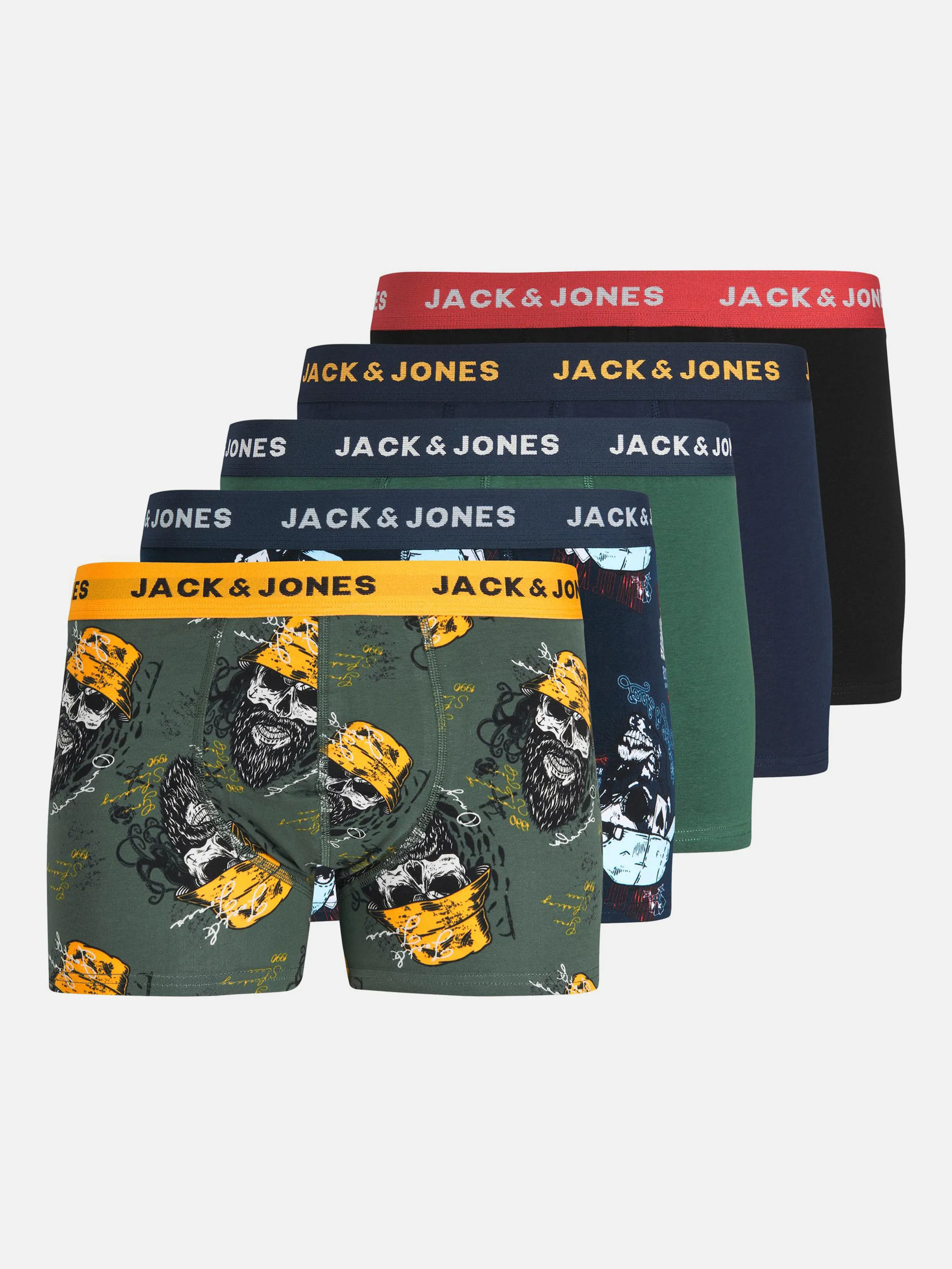 Jack&Jones JACTRIP SKULL TRUNKS Pants im 5er Pack