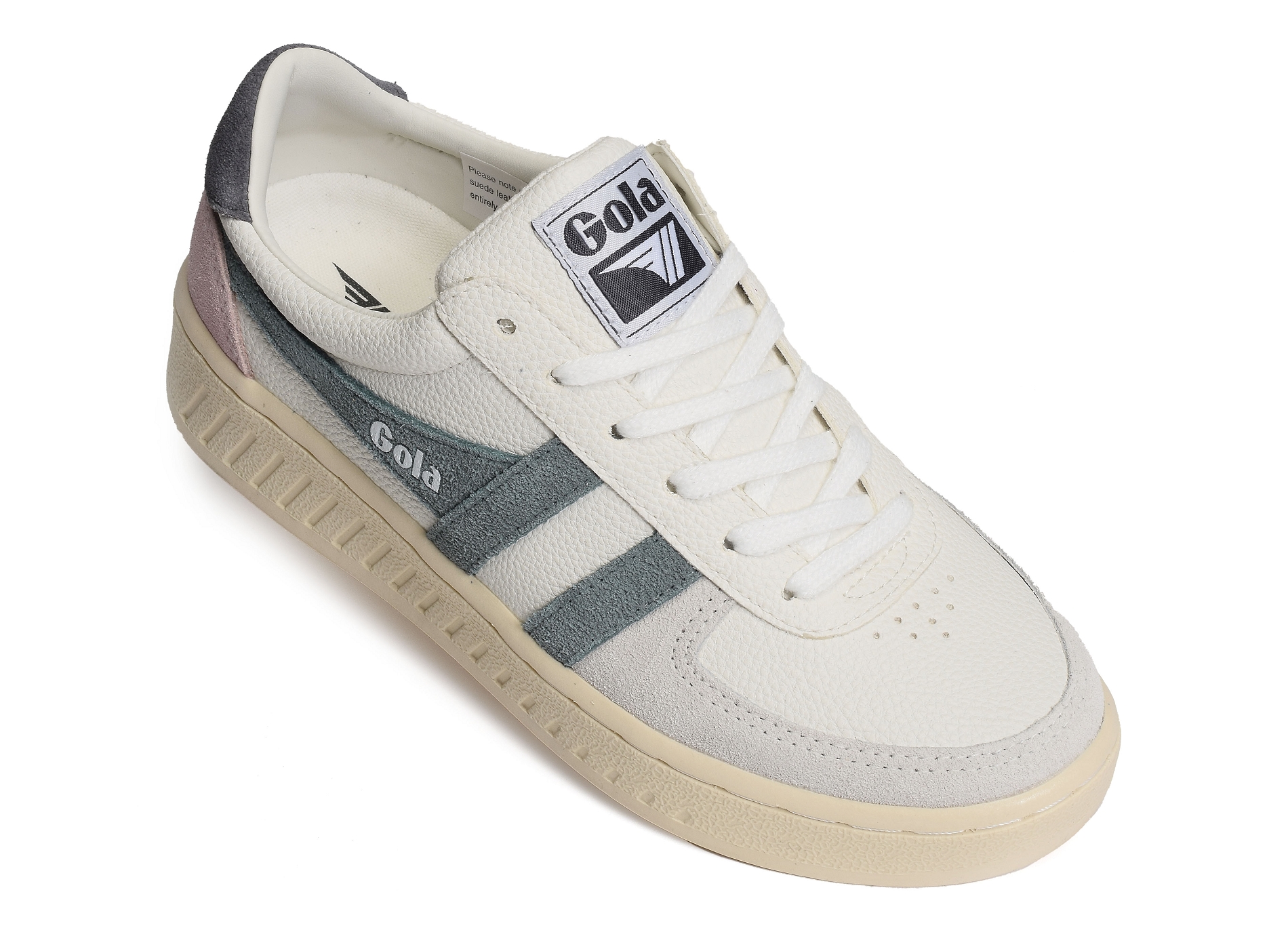 Grandslam trident trainers w blanc gris