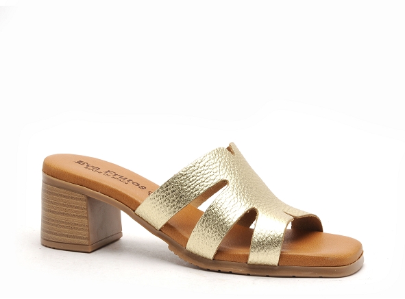Eva frutos mules et sabots talons femme 3423 or