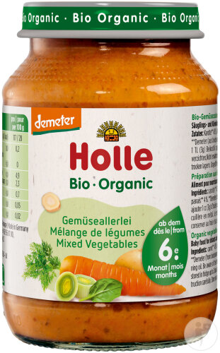 Holle Mélange De Légumes Dès 6 Mois Bio Pot 190g