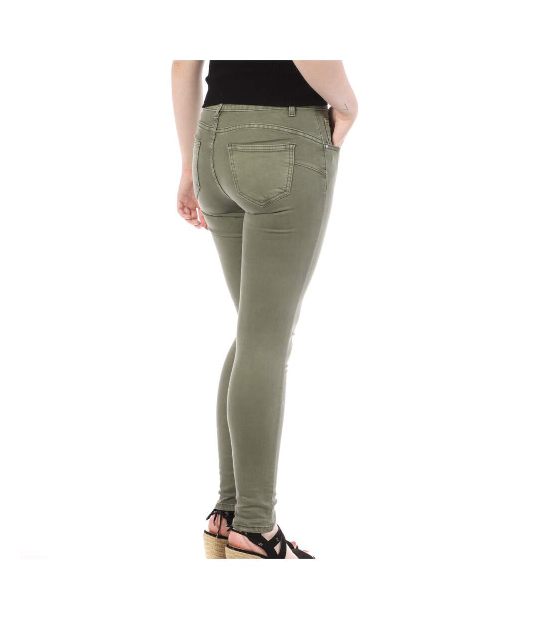 Jean Kaki Femme My Tinas Pantalon Droit 201