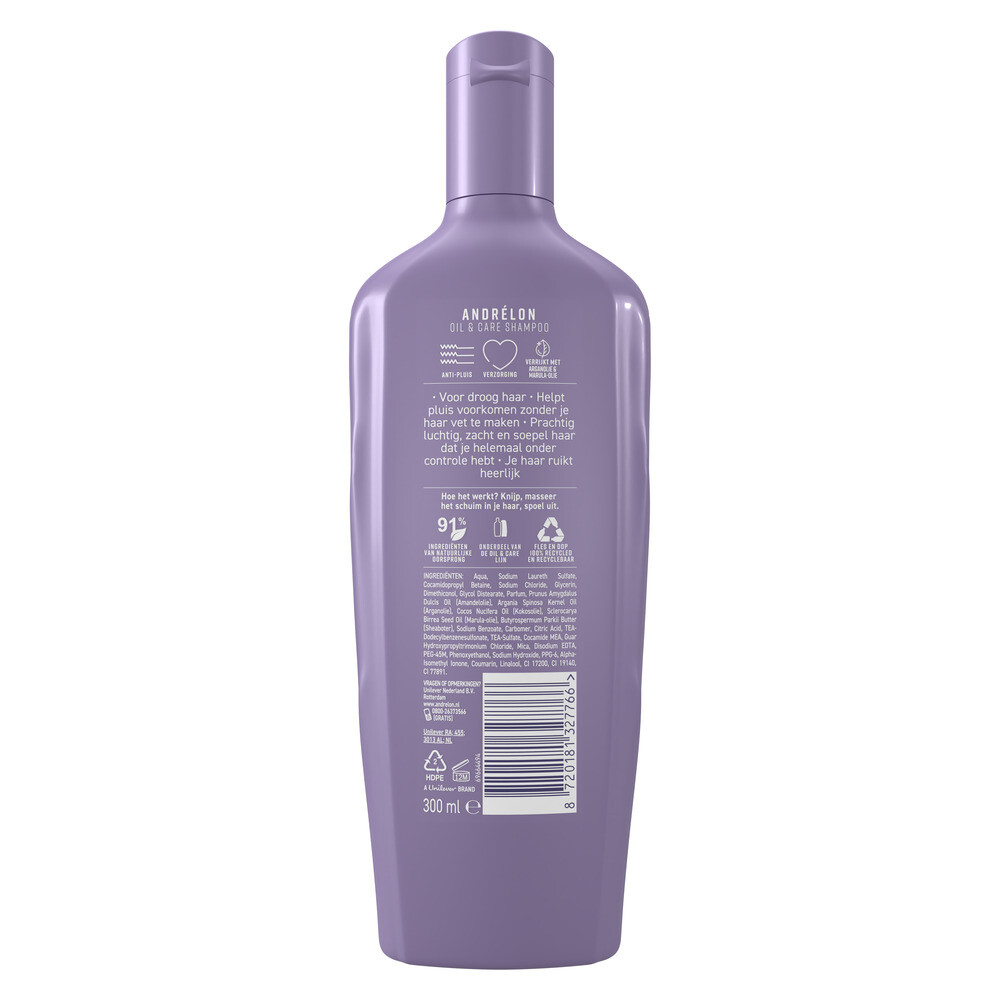6x Andrelon Shampoo Oil & Care300 ml
