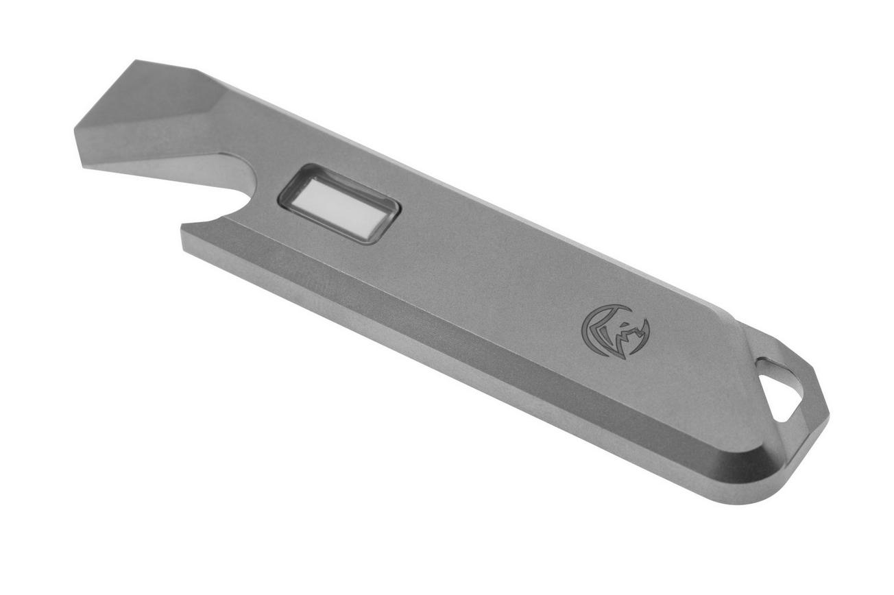 Glow Rhino Pry Bar PRY-201-TI-XB Titanium Blue Tritium