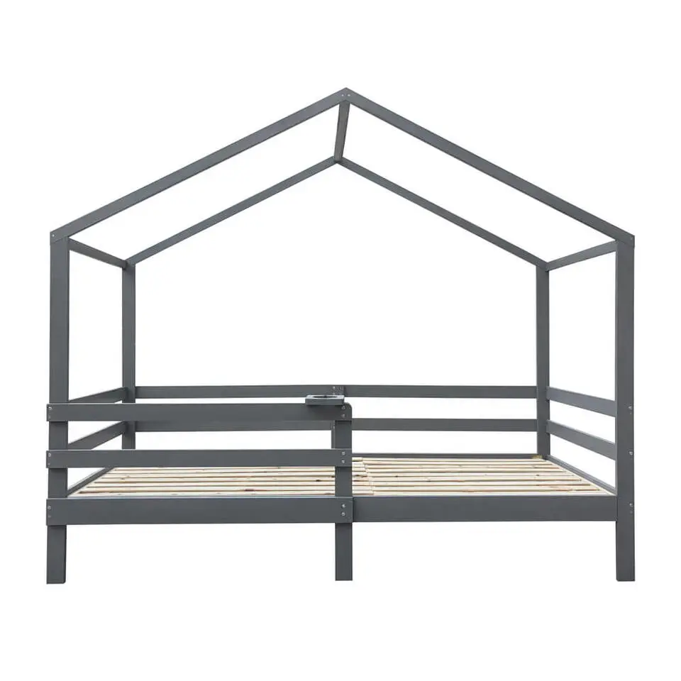 HOME DELUXE kinderbed WOLKENLAND grijs met lades