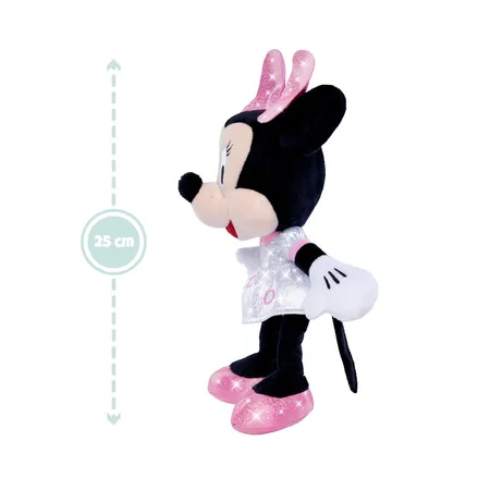 Simba Disney Minnie Maus D100 Sparkly, 25cm