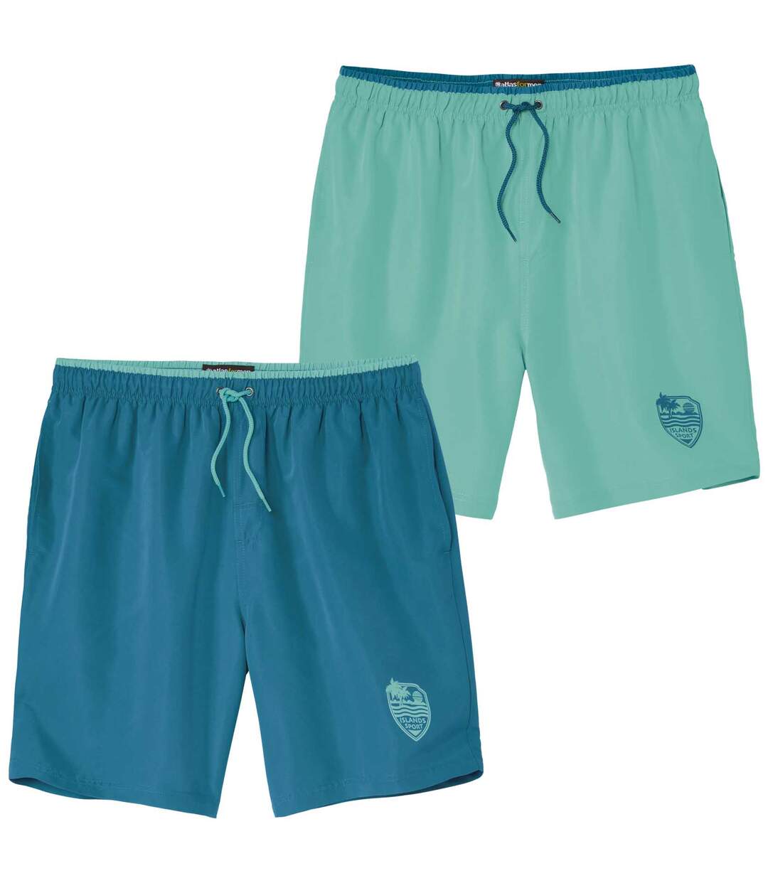 Lot de 2 Shorts de Bain Island Sport
