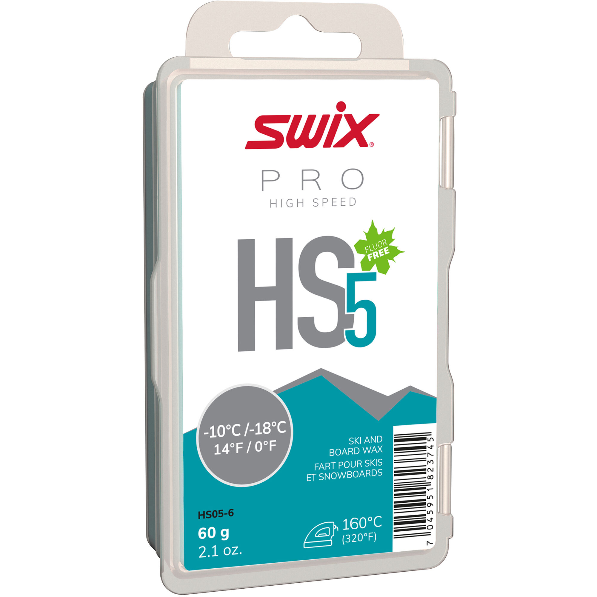 HS-Serie 60g HS5 Turquoise, -10°C/-18°C