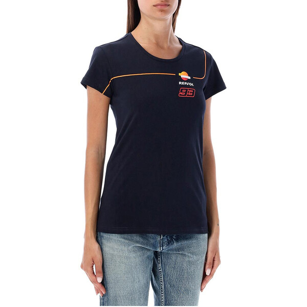 marc marquez - T-shirt femme Dual 93 Repsol Bleu