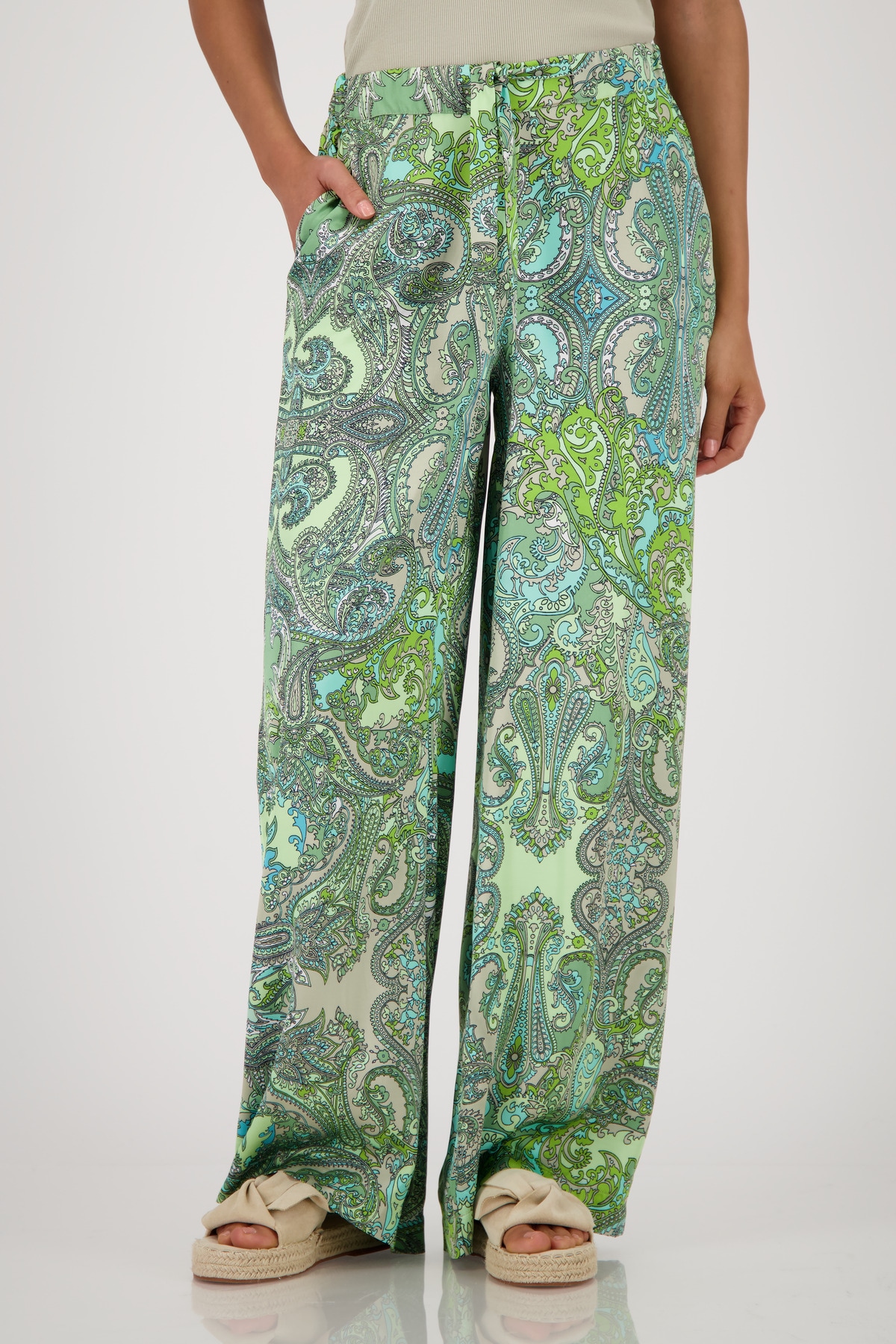 Monari Palazzohose  mit Paisleymuster