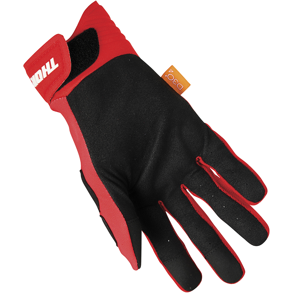 Thor Motocross - Gants Rebound D3O® Rouge / Blanc