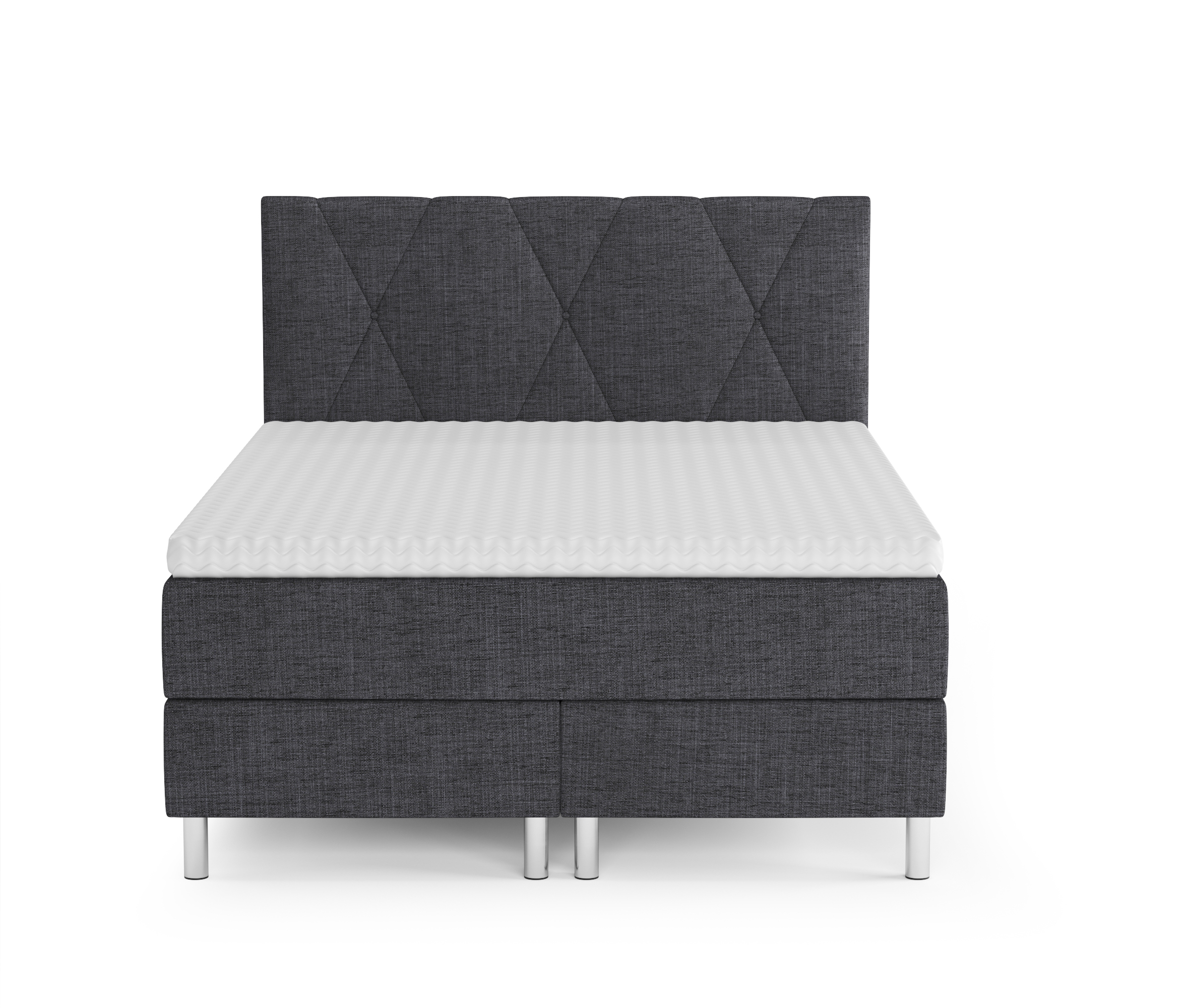 Boxspringbett TWILIGHT 140 x 200 cm anthrazit