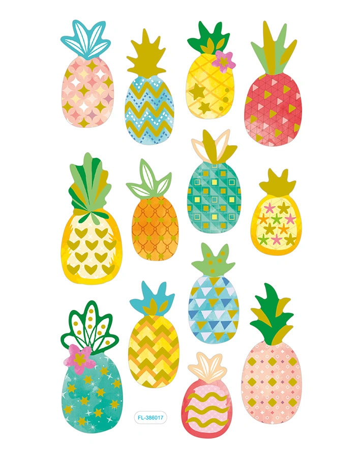 Soft-Sticker TROPICAL 28-teilig in bunt