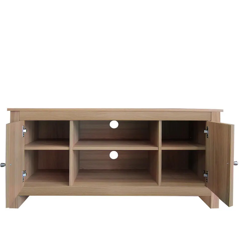 Emerald - TV-meubel met 2 eiken spaanplaatdeuren