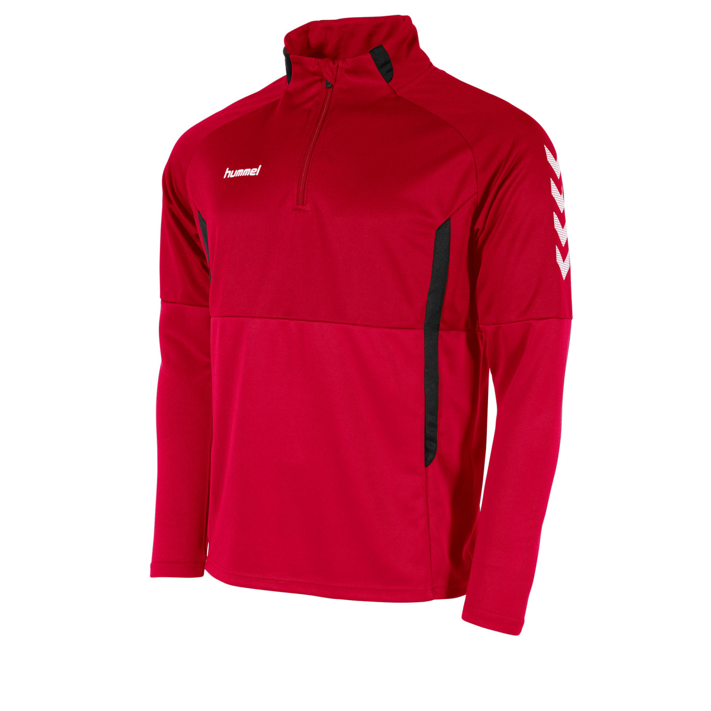 hummel Authentic 1/4-Zip Trainingspak Kids Rood Zwart