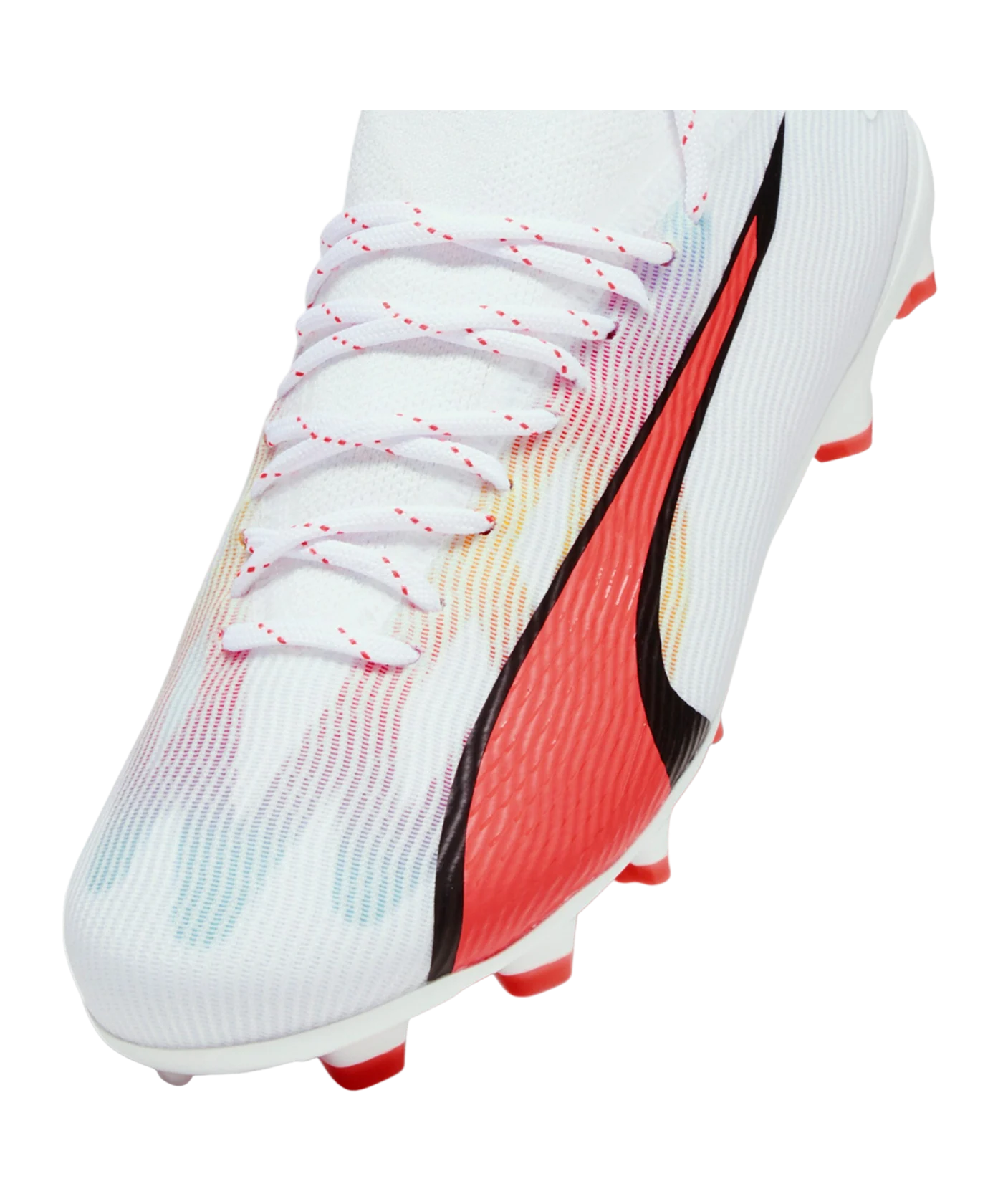 PUMA ULTRA Pro FG/AG Breakthrough Jr Kids Weiss Rot F01