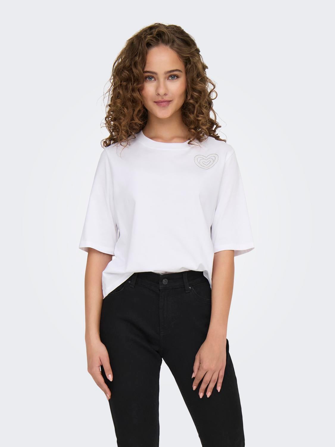 ONLANTONIA T-shirt Bright White