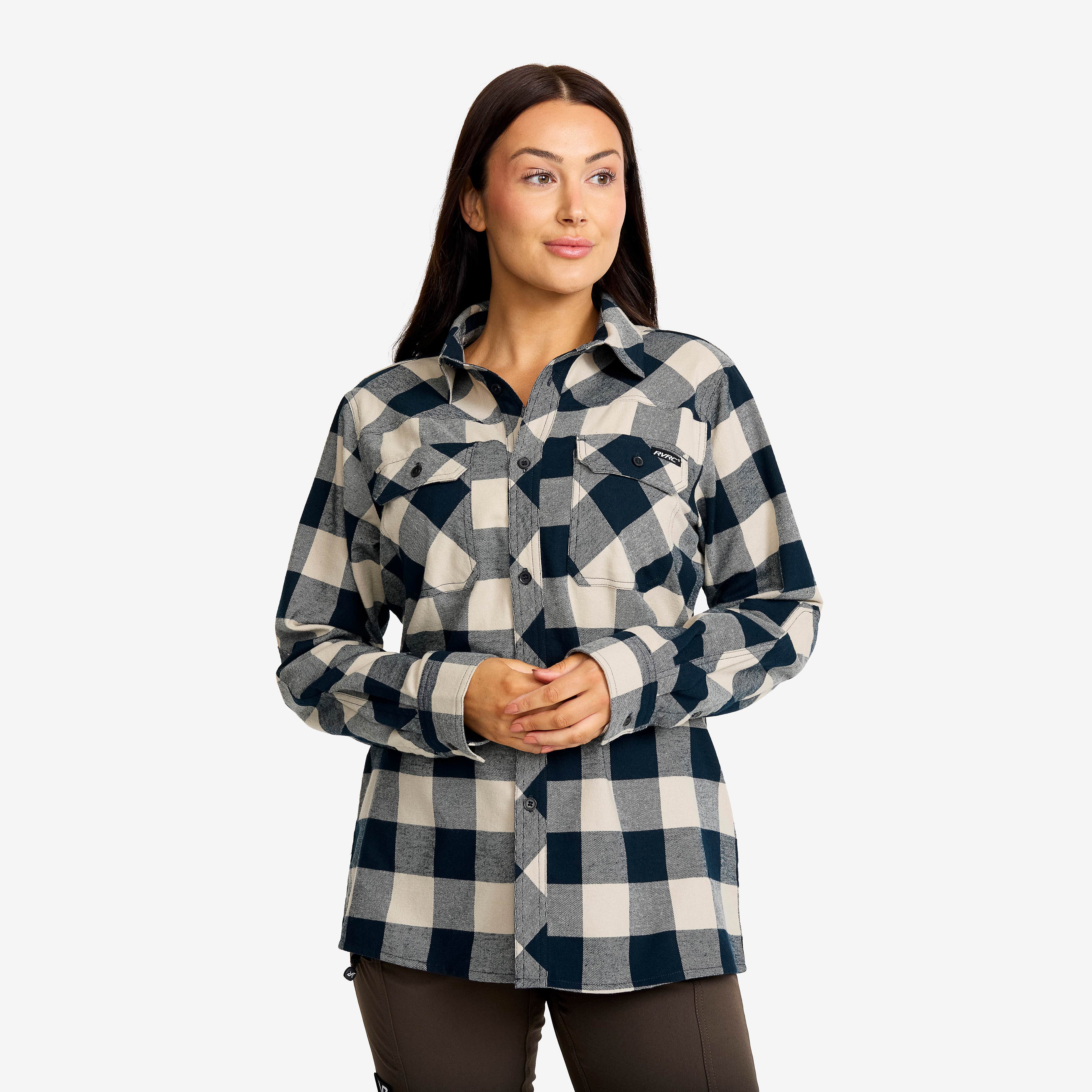 Campfire Shirt Dame Blueberry/Peyote