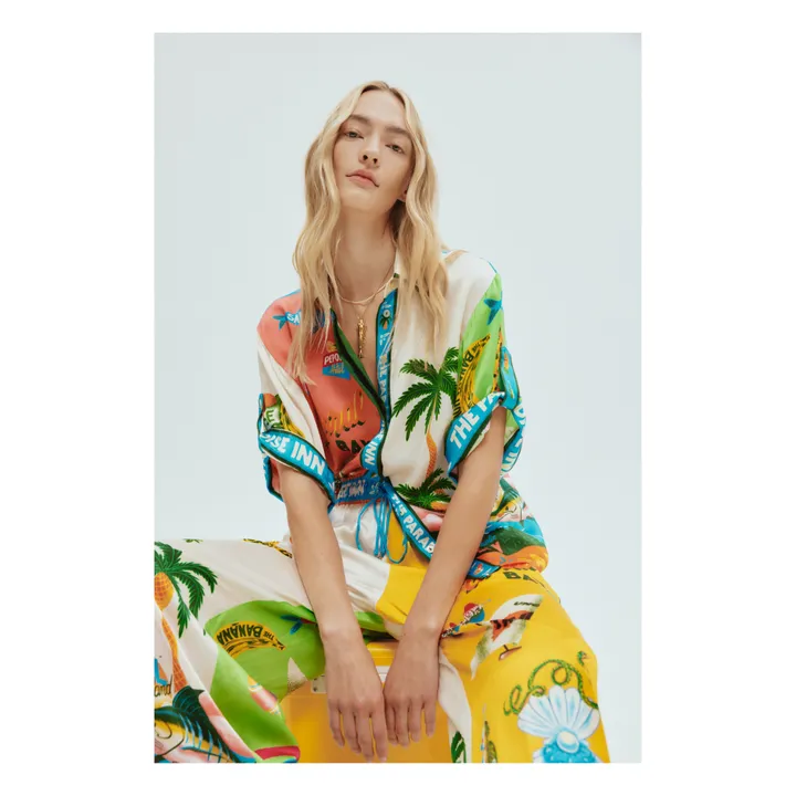 Alémais Chemise Paradiso Soie | Ecru