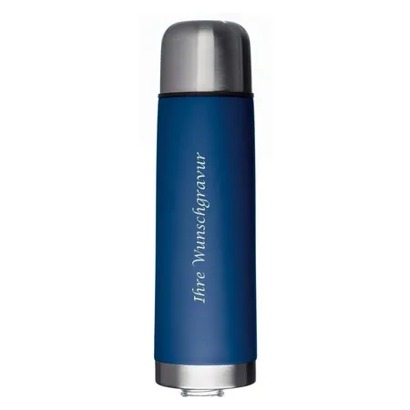 Macma Edelstahl Isolierkanne 500 ml, blau