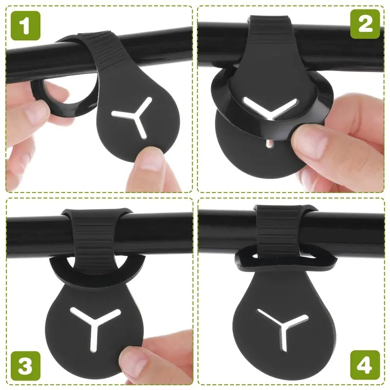 Silikon Hundekot Beutel Halter Flexible Müllsack Halterung für Hundeleine - Schwarz