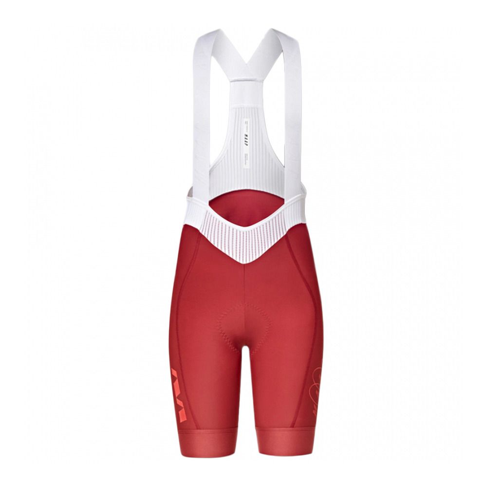 Maap ELLIPSE TEAM BIB EVO - Cuissard À bretelles Femme dark crimson