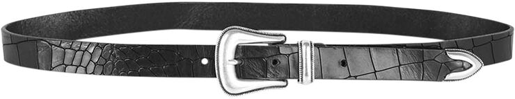 Markberg PatriciaMBG Belt, Croco Sort