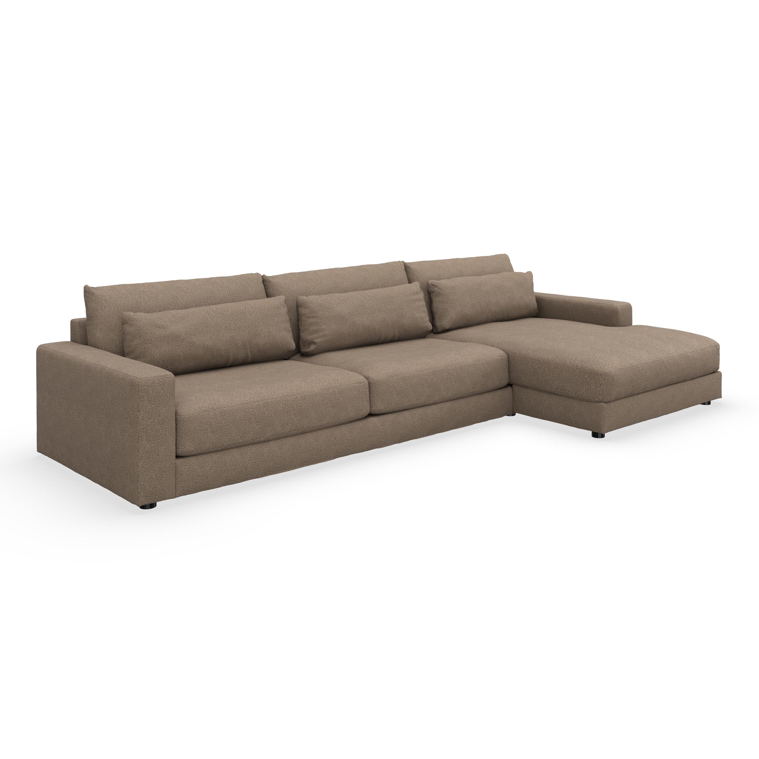 Halmstad højrevendt sofa med chaiselong