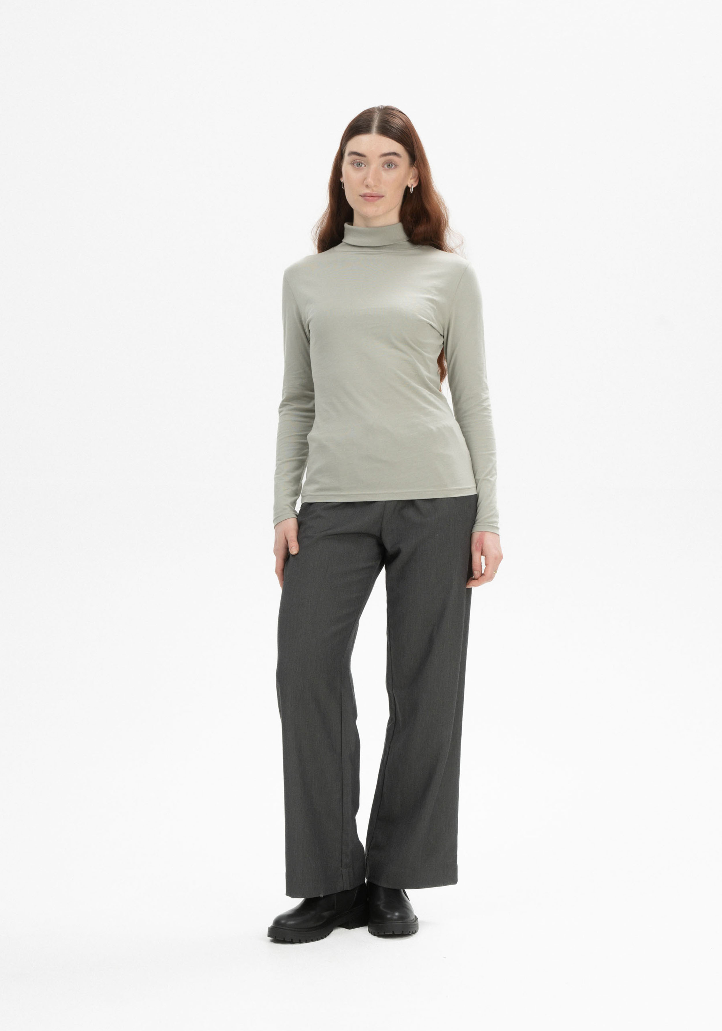 Mela Turtleneck Longsleeve Anchal Dusty Green