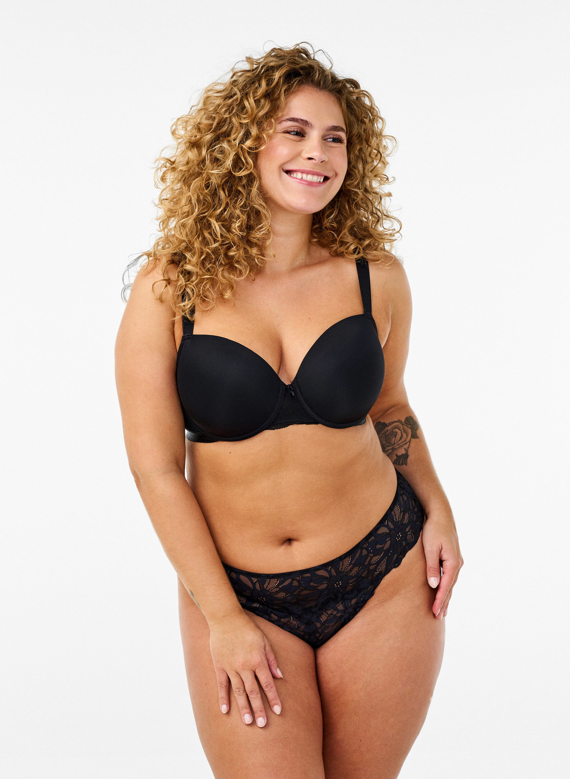 Bundløs blonde g-streng