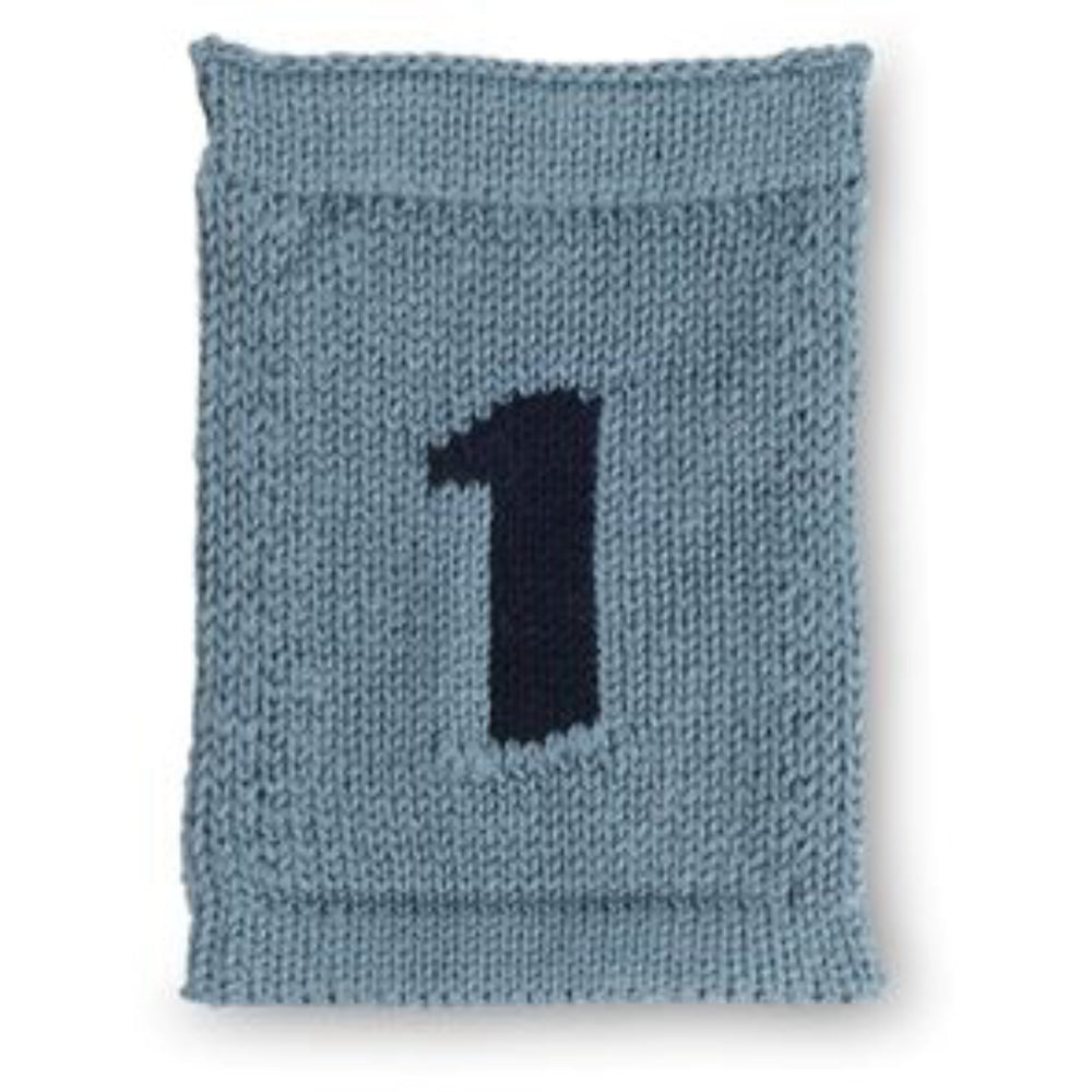 Køb Smallstuff Blue Strikket Flag 1
