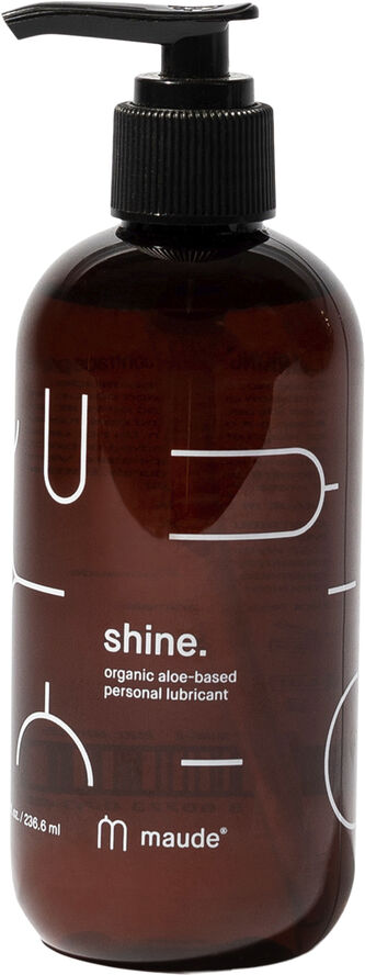 MAUDE Shine Organic Vandbaseret Glidecreme - 236 ML