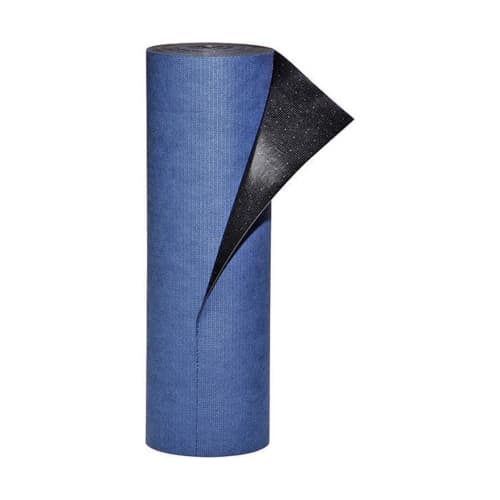 Tapis absorbant et adhésif en rouleau Pig® Grippy® bleu double épaisseur 81 cm x 30 m