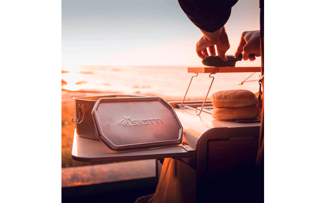 Skotti Multifunktionsbox Boks für Skotti Grill inklusive Hebezange