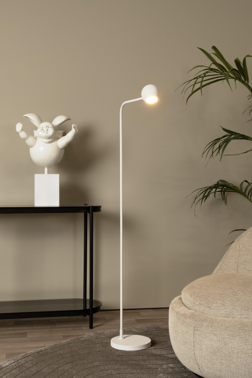 Lucide Comet vloerlamp LED wit