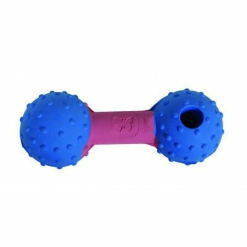 Haltère distributeur de friandises pour chiens coloris suivant disponibilité