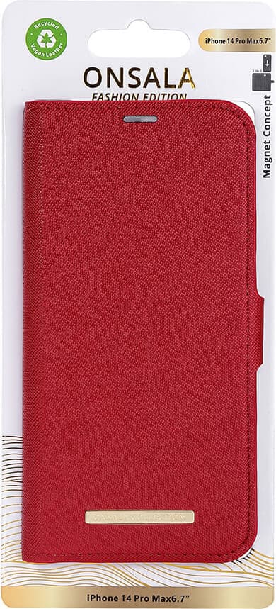 Onsala Apple iPhone 14 Pro Max pungetui (rød)
