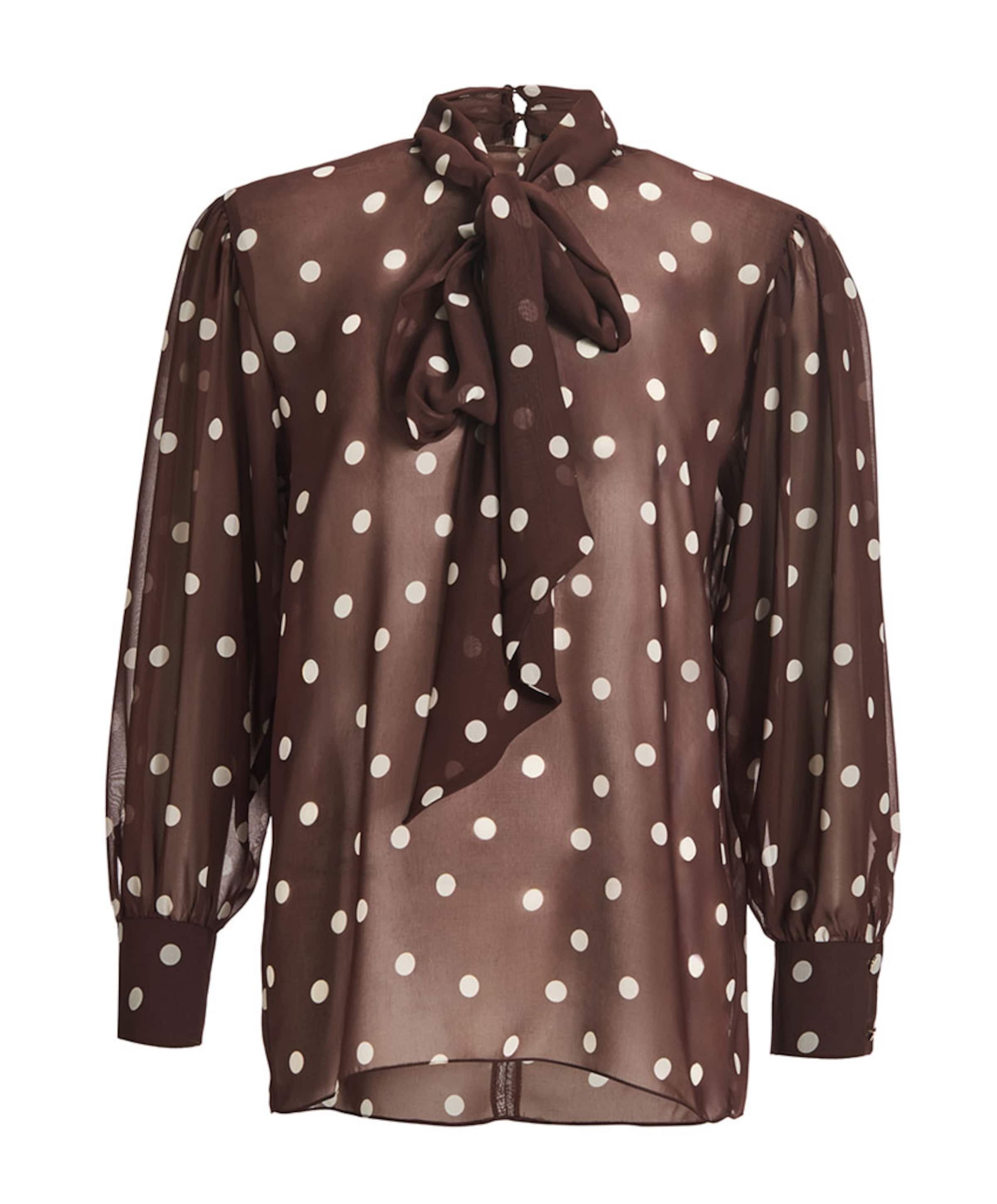 Swing Dames blouse bruin