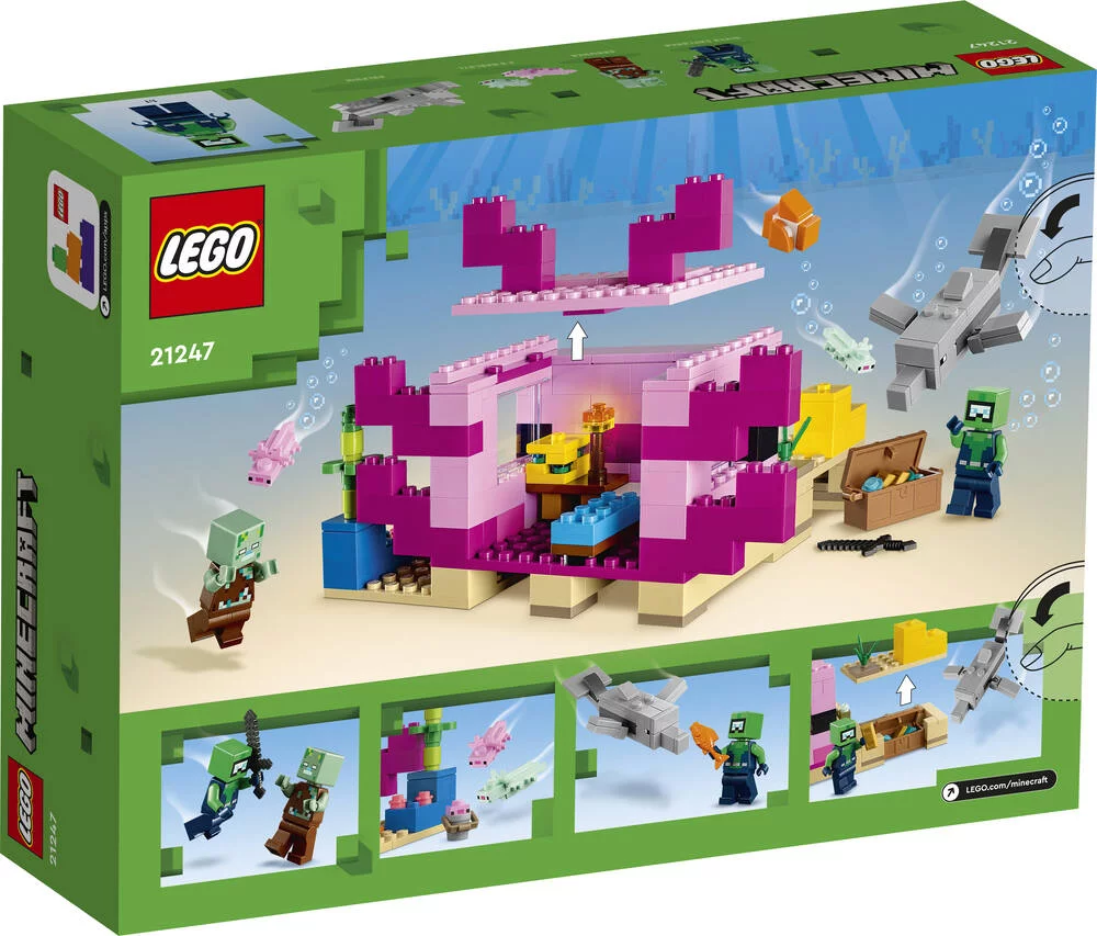 LEGO®MINECRAFT™ 21247 - LA MAISON AXOLOTL