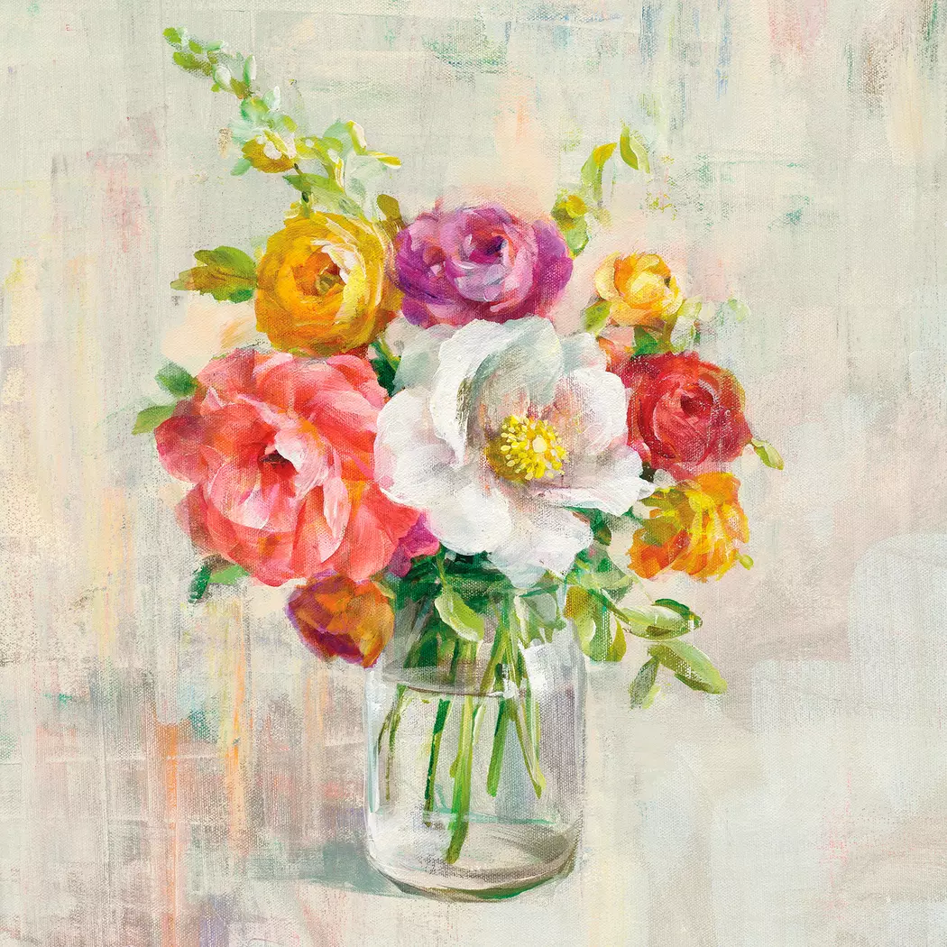 Wandbild 55 x 55 cm Summer Treasures