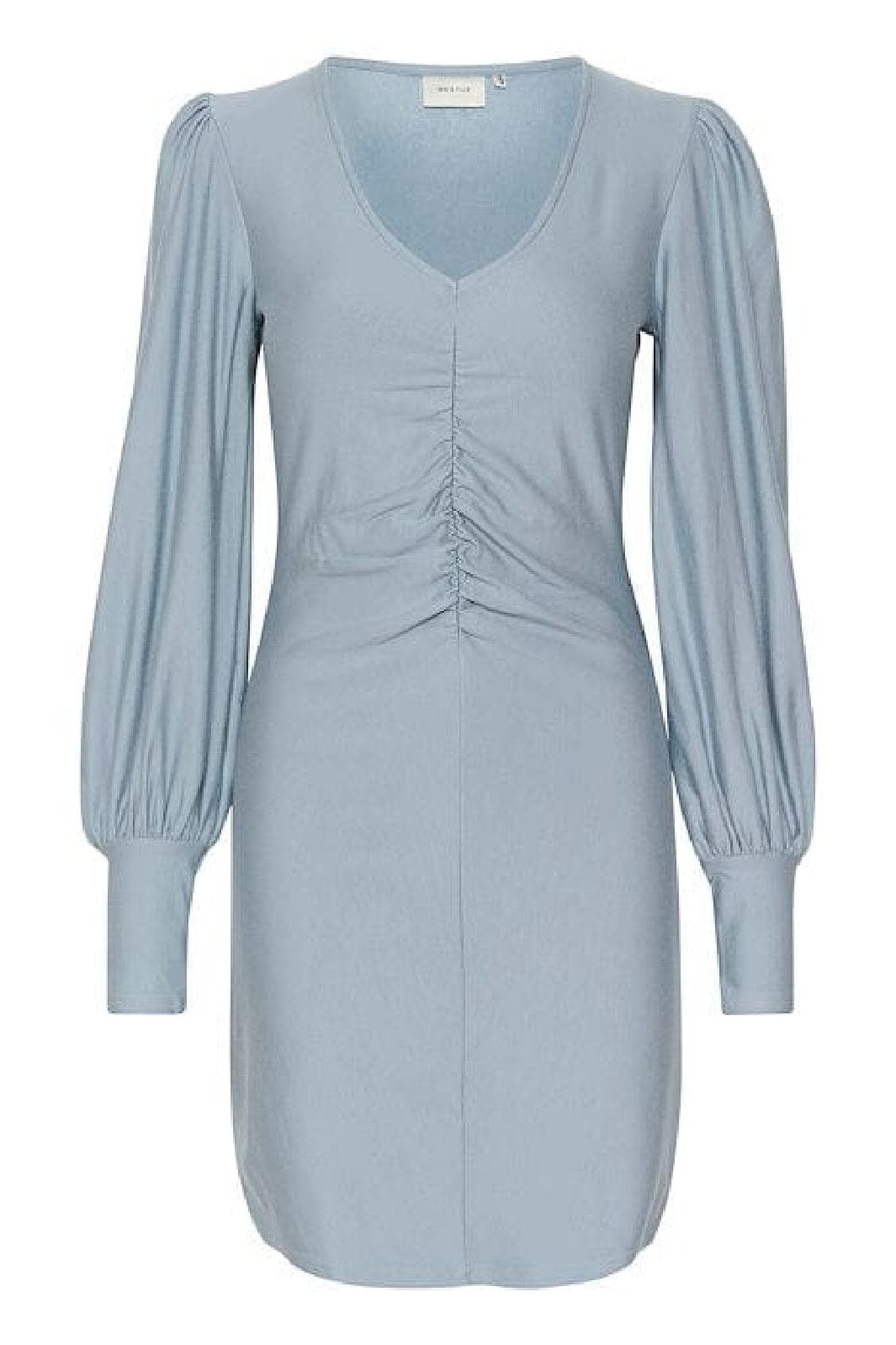 Gestuz RifaGZ v-neck short dress grey blue