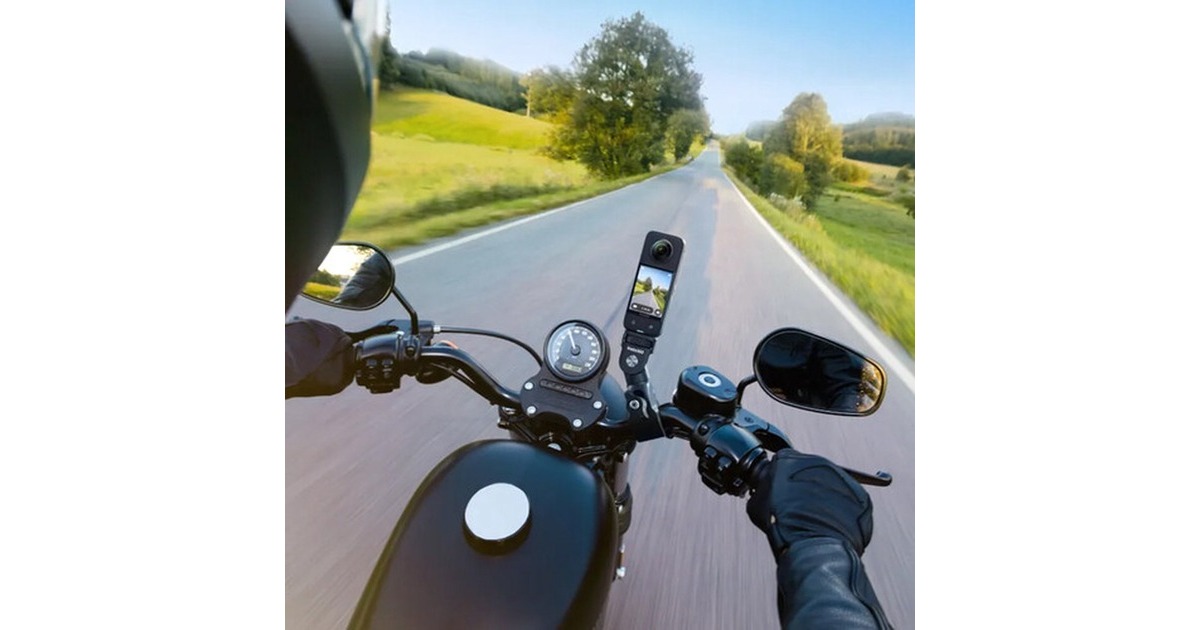 Insta360X3 Motor Combo videocamera  (Zwart, Wi-Fi, Bluetooth, 64GB)