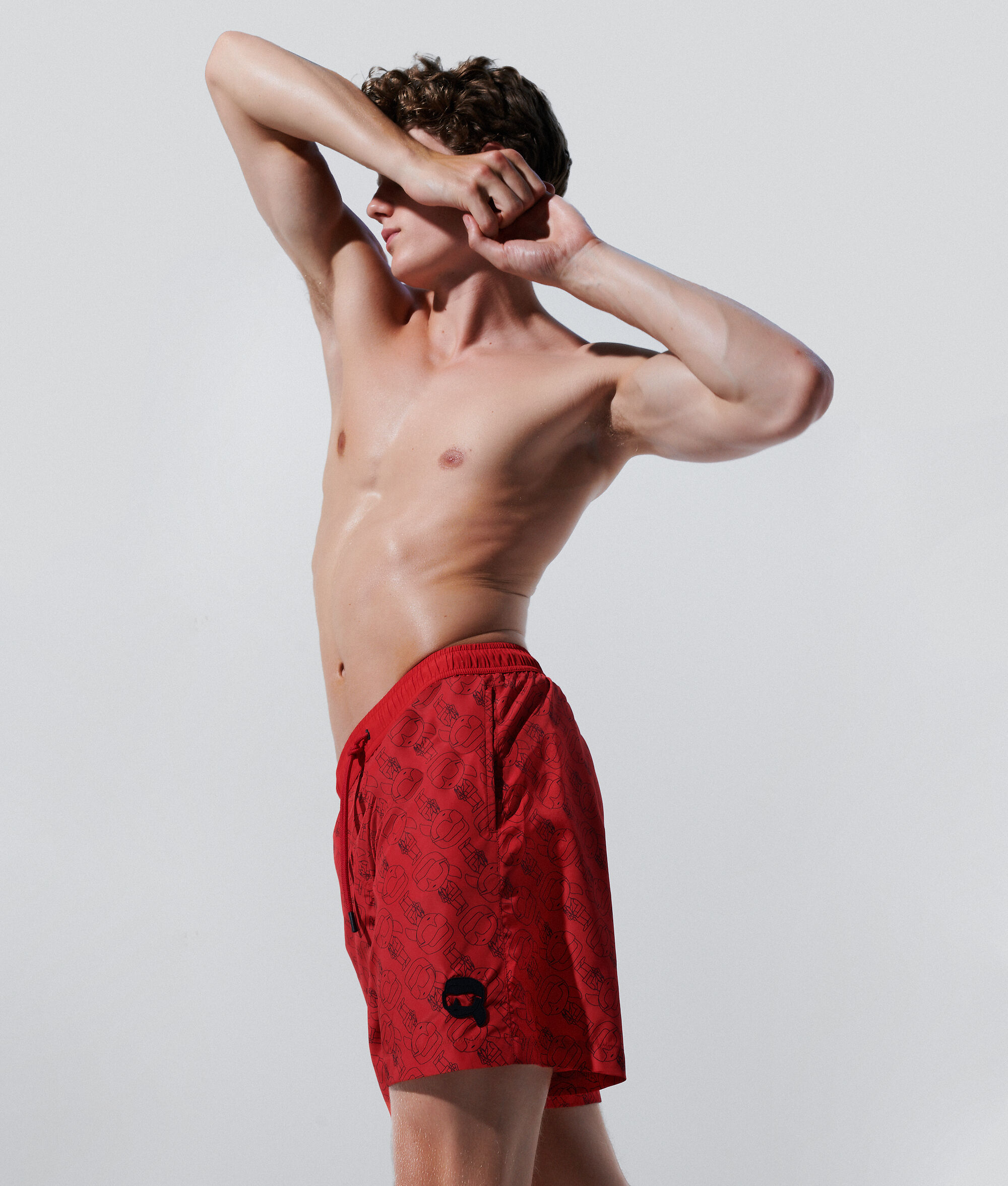 SHORT DE SURF IMPRIMÉ KARL IKONIK FAÇON ALL-OVER