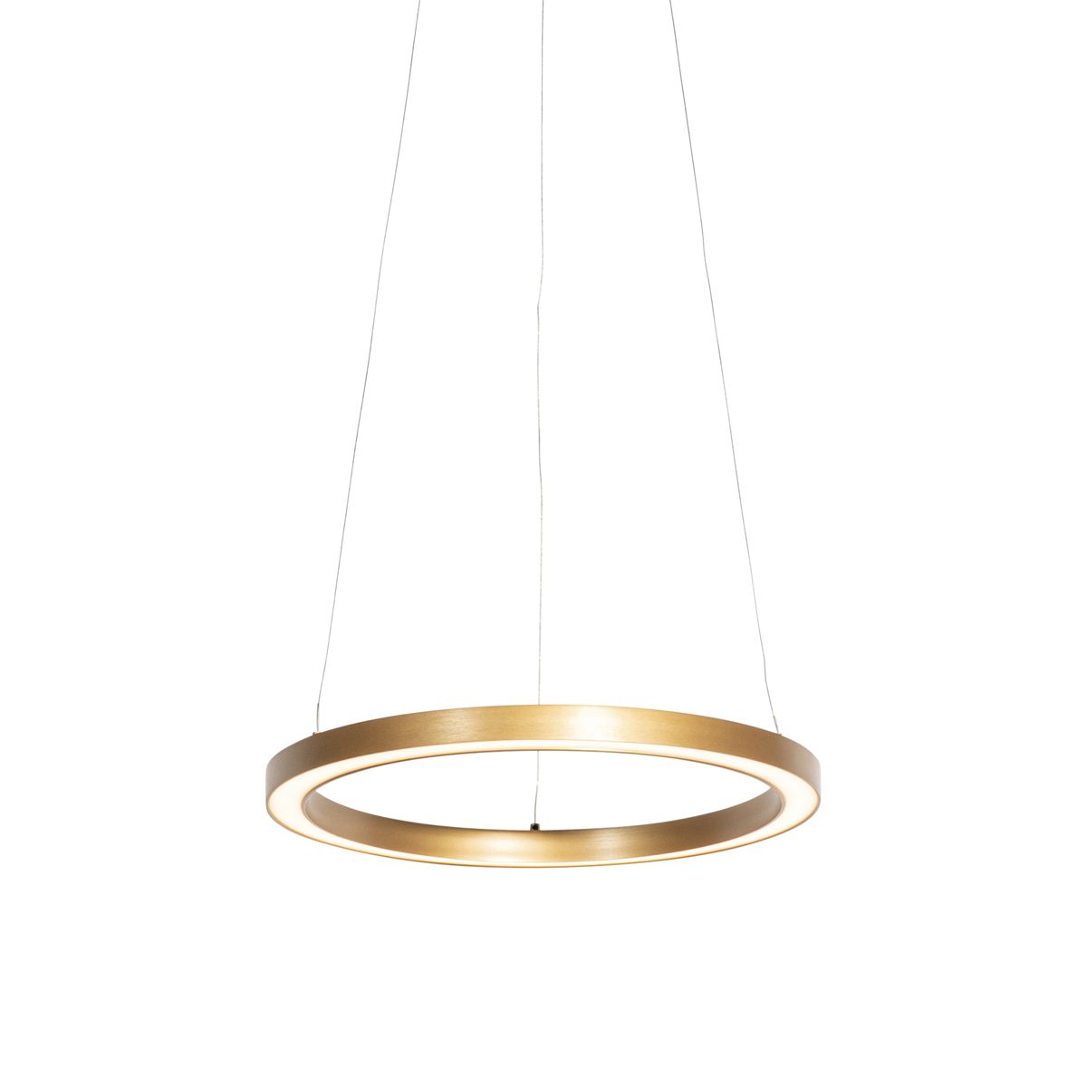 Hanglamp goud 40cm incl. LED 3-staps dimbaar - Girello