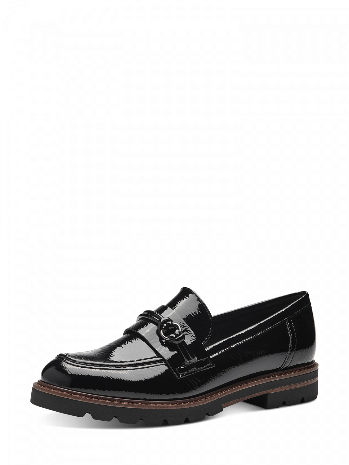 Marco Tozzi Black Patent Loafer