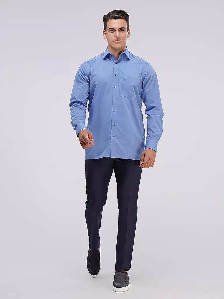 OLYMP Hemd Comfort Fit blau